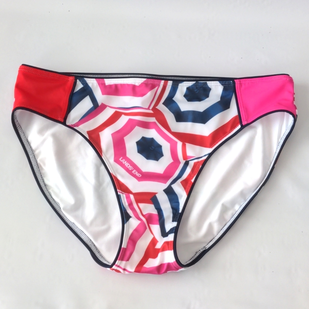 Lands' End Swim Bottom Modest Coverage size 8 NWOT